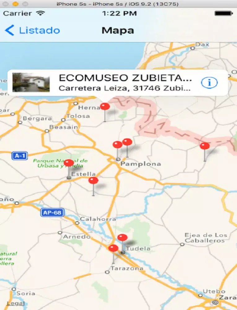 NavarraMuseums iPad  Screenshots