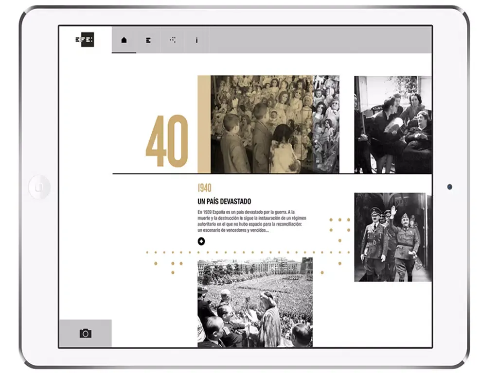 EFE 75 iPad  スクリーンショット