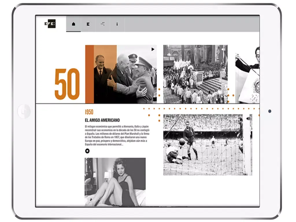 EFE 75 iPad  スクリーンショット