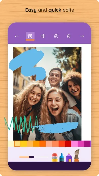 Captures d'écran de Write & draw on photos easy