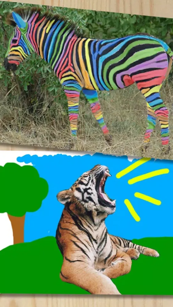 Paint drawings on photos - Premium Screenshots