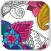 Paint & color mandalas Coloring book for adults