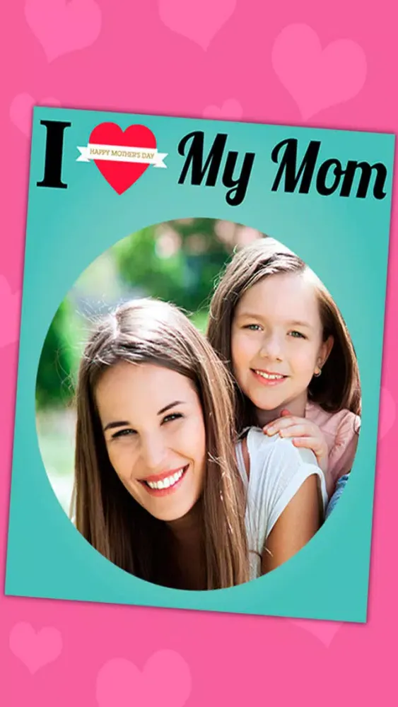 Ảnh chụp màn hình của New photo frames for mother’s day & stickers – Pro