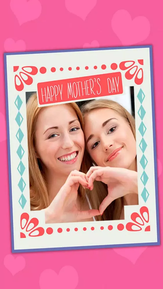 Ảnh chụp màn hình của New photo frames for mother’s day & stickers – Pro