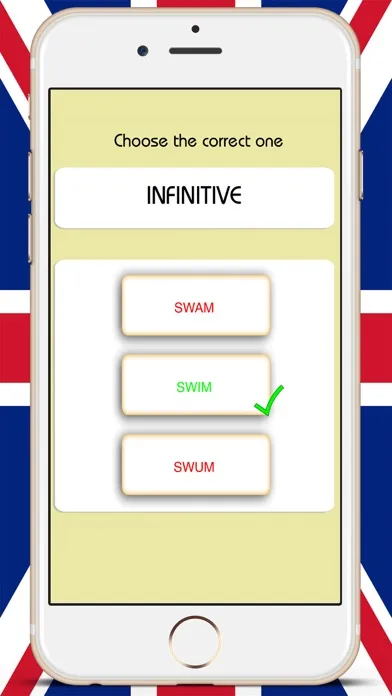 Capturas de tela do Irregular Verbs in English - Practice and study languages is easy