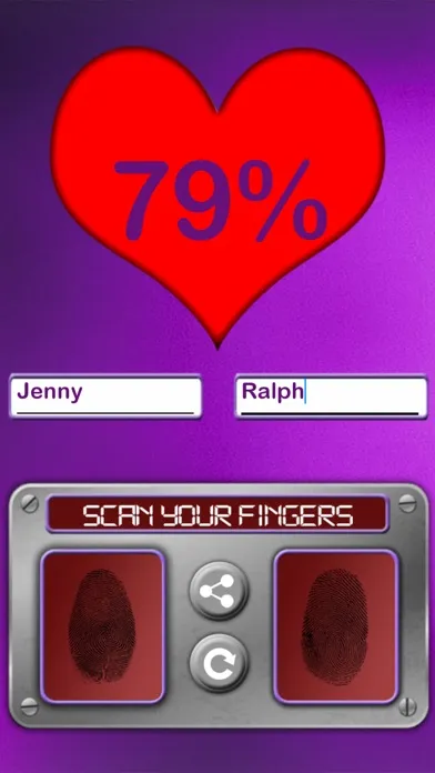 Love test scanner Fingerprint Screenshots