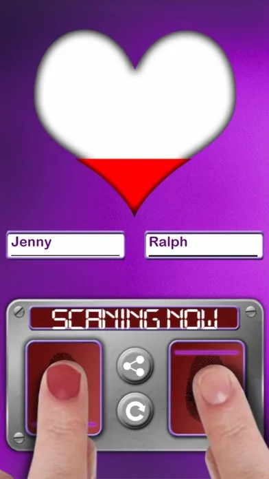 Love test scanner Fingerprint Screenshots