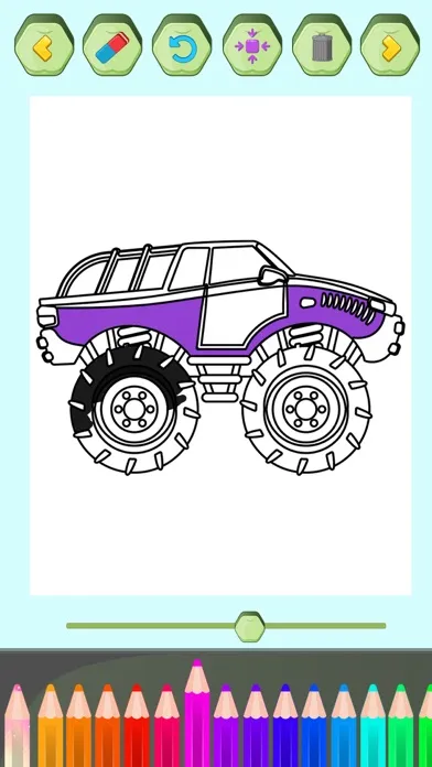 Magic Cars Coloring Pages Pack Screenshots
