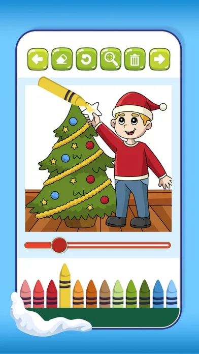 Скриншоты Christmas drawings to paint