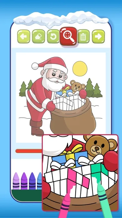 Скриншоты Christmas drawings to paint