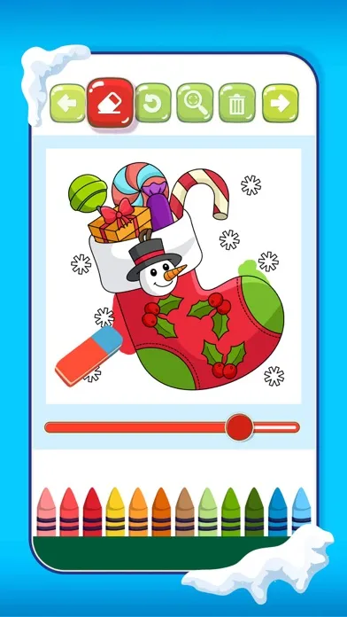 Скриншоты Christmas drawings to paint