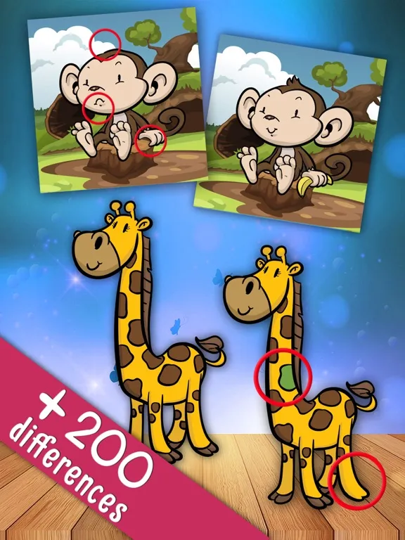 Tangkapan layar Spot and find the difference iPad 