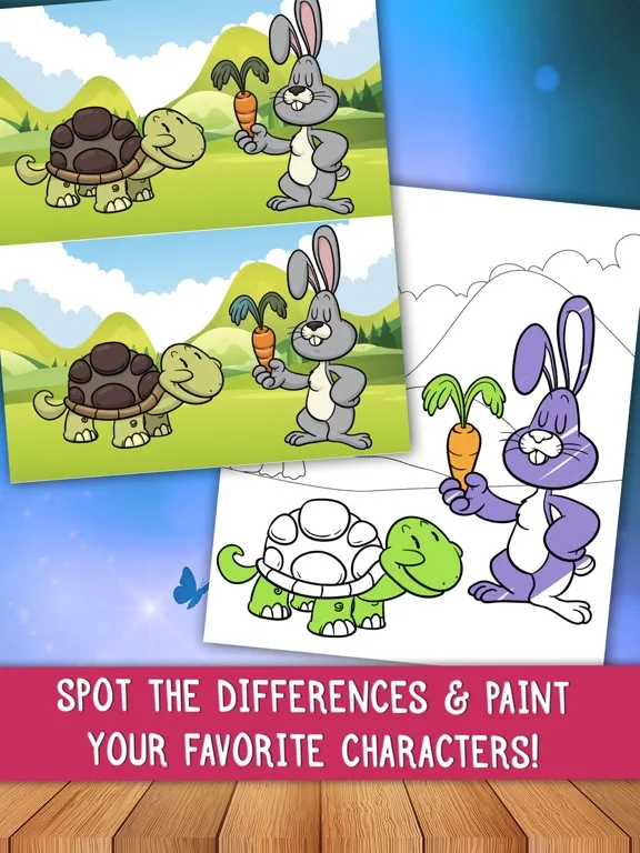 Tangkapan layar Spot and find the difference iPad 