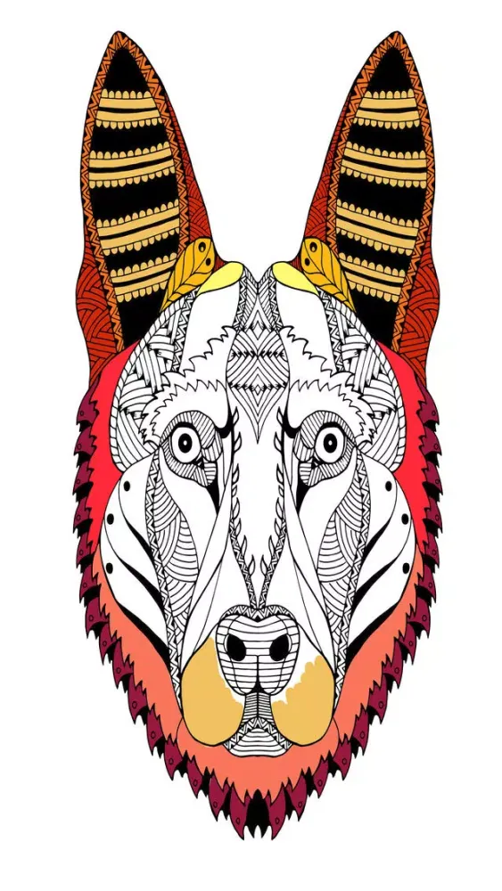 Mandalas dog Coloring for adults - Premium স্ক্রিনশট