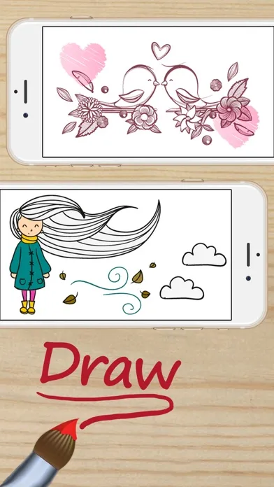 Capturas de pantalla de Take notes or doodle – Draw and write onthe screen
