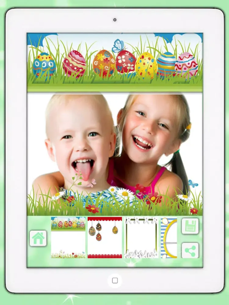 ภาพหน้าจอของ Easter photo editor camera holiday pictures in frames to collage - Premium iPad 