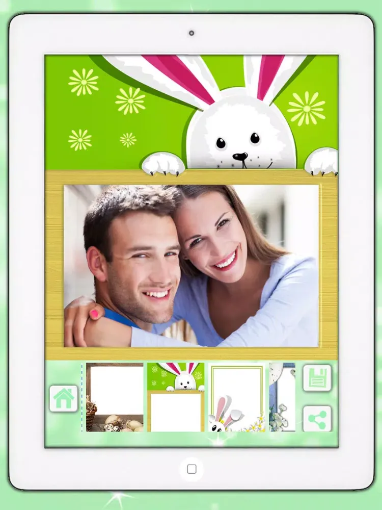 ภาพหน้าจอของ Easter photo editor camera holiday pictures in frames to collage - Premium iPad 