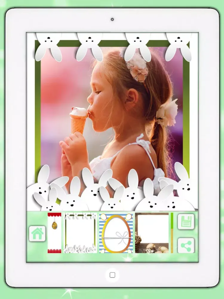 ภาพหน้าจอของ Easter photo editor camera holiday pictures in frames to collage - Premium iPad 