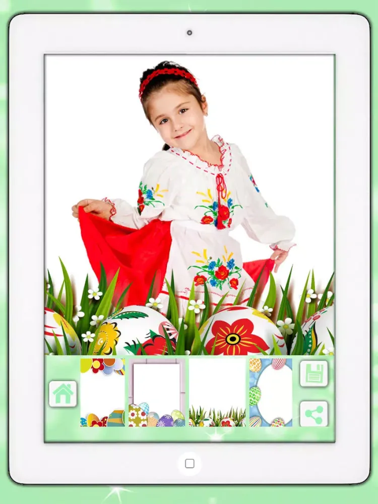 ภาพหน้าจอของ Easter photo editor camera holiday pictures in frames to collage - Premium iPad 