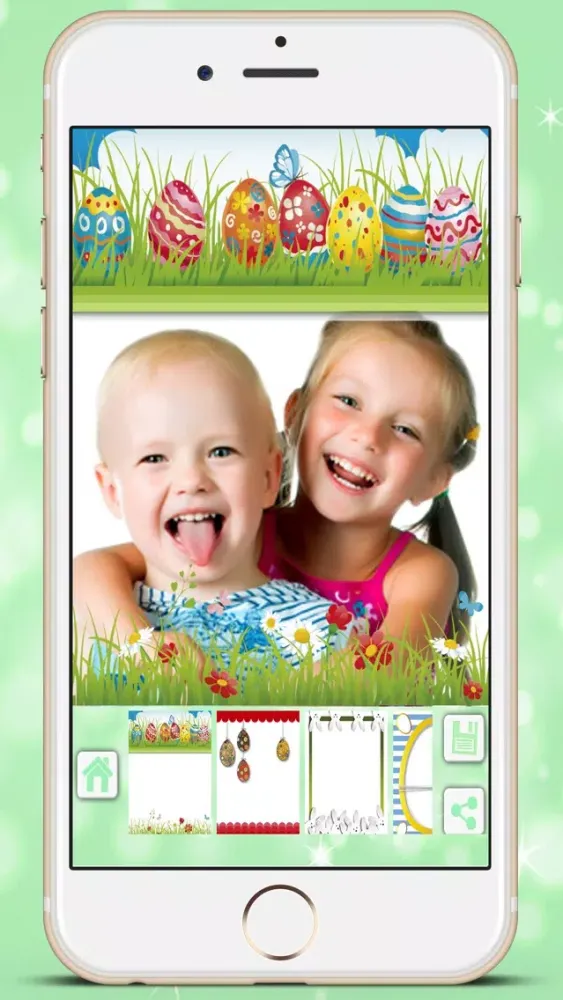 ภาพหน้าจอของ Easter photo editor camera holiday pictures in frames to collage - Premium