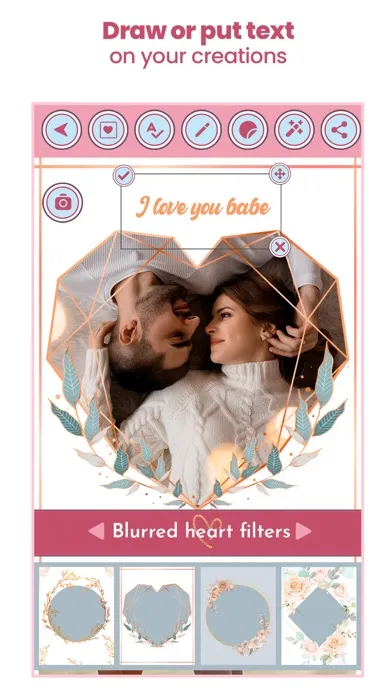 Zrzuty ekranu Love Photo Editor - Collage