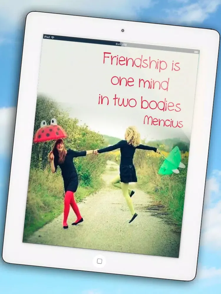 Friendship quotes pictures to share with your friends iPad  Screenshots