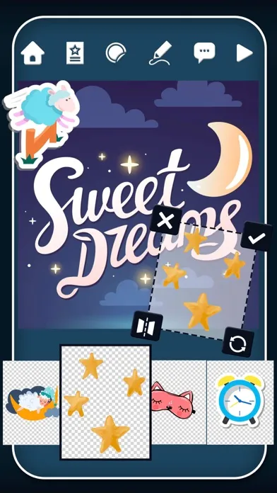 Good night Phrases with photos Screenshots