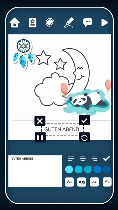 Good night Phrases with photos Screenshots