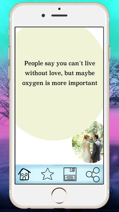 Ảnh chụp màn hình của Love quotes  - Romantic photos with messages