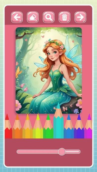 Fairy coloring book for girls Screenshots