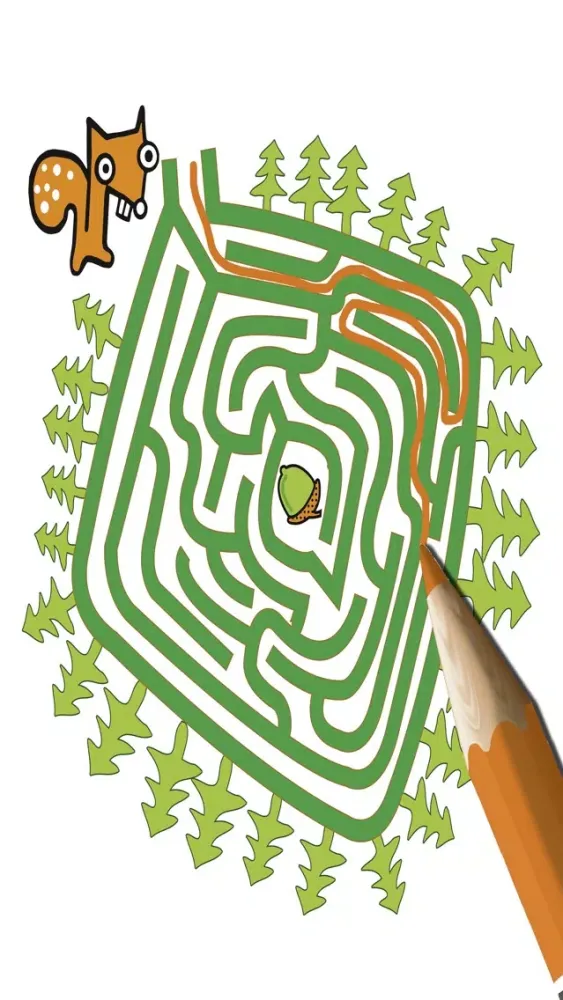 Captures d'écran de Mazes for kids – brain games & puzzle Pro