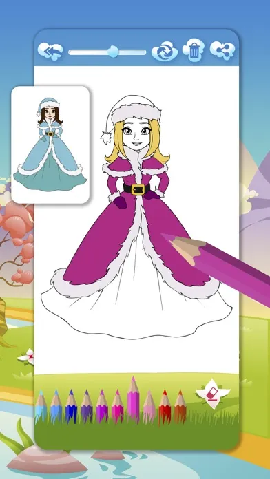 Princess coloring books game Screenshots