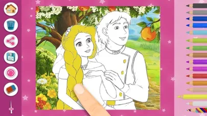 Magic Princess Coloring Book.應用截圖