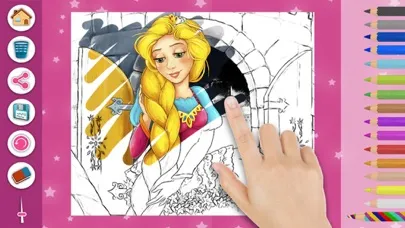Magic Princess Coloring Book.應用截圖