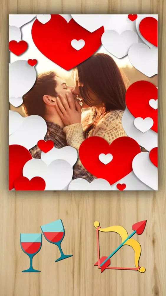 تصاویر Photo frames and love cards - Premium