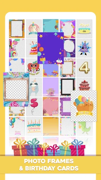 Birthday Frames Photo Editor . Screenshots
