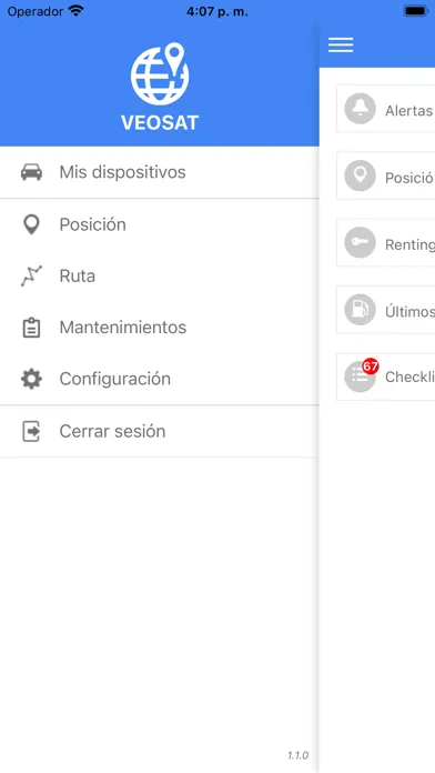 Capturas de tela do Veosat Crono