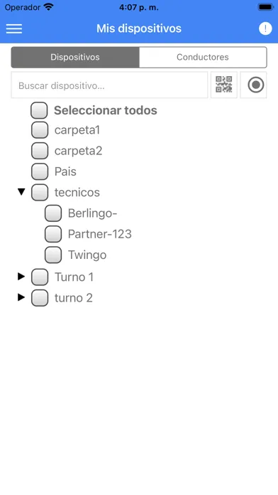 Capturas de tela do Veosat Crono