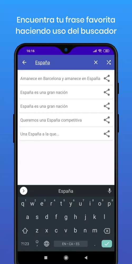 Capturas de pantalla de Frases de Mariano Rajoy