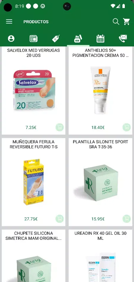 Capturas de pantalla de Farmacia Reig