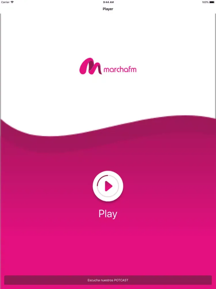 Скриншоты Marcha FM iPad 