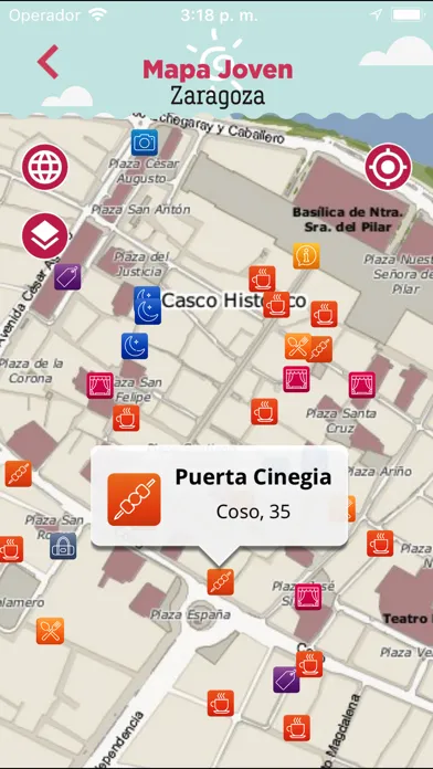 Mapa Joven Zaragoza سکرین شاٹس