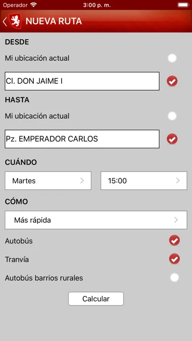 Tangkapan skrin Zaragoza Routes