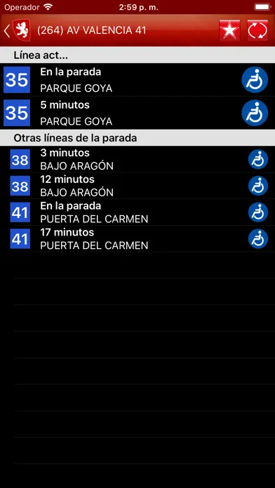 Tangkapan skrin Zaragoza Routes