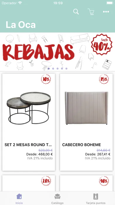 Capturas de tela do La Oca - Tienda de muebles