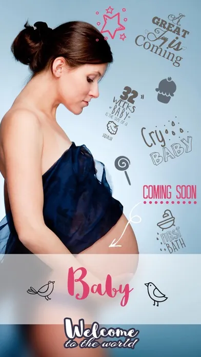 Baby Photo Story - Pregnancy Milestones Camera应用截图