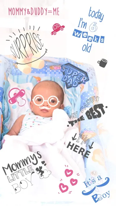 Baby Photo Story - Pregnancy Milestones Camera应用截图