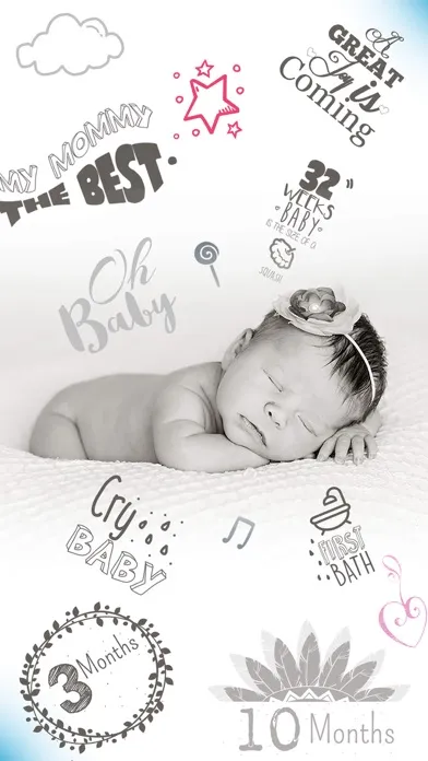 Baby Photo Story - Pregnancy Milestones Camera应用截图