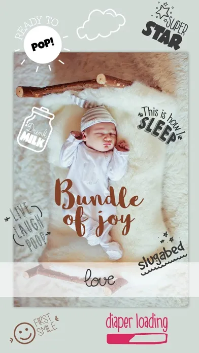 Baby Photo Story - Pregnancy Milestones Camera应用截图