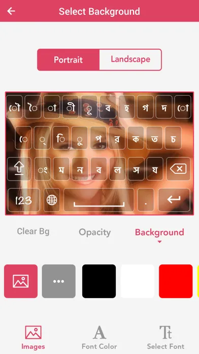 Capturas de tela do Bangla keyboard - Bangla Input Keyboard